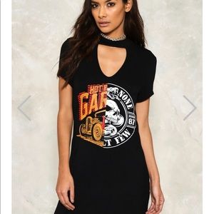 Hazel dress t shirt dress by Nasty Gal